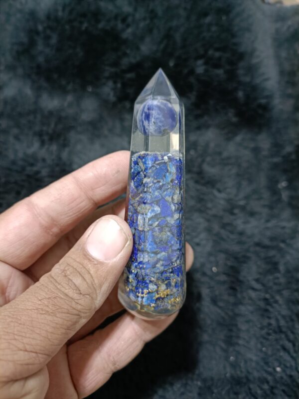 lapish lazuli orgonite wands