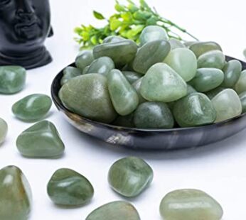 GREEN JADE TUMBLE STONE