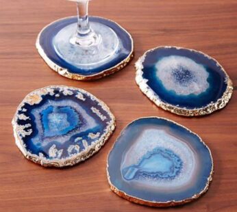 BLUE AGATE COASTER