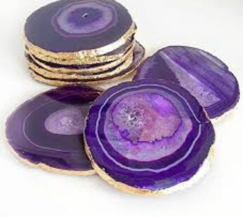 PURPLE AGATE COASTER