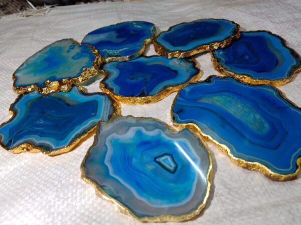 BLUE AGATE COASTER - Image 3