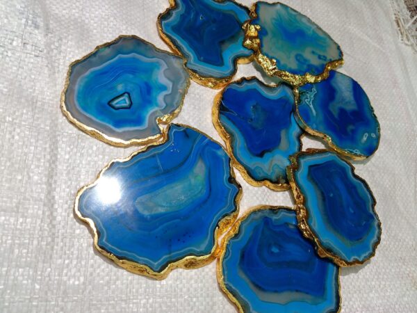 BLUE AGATE COASTER - Image 4