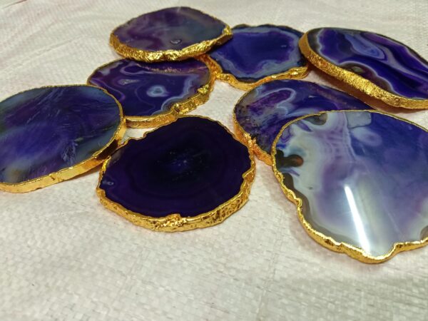 PURPLE AGATE COASTER - Image 2