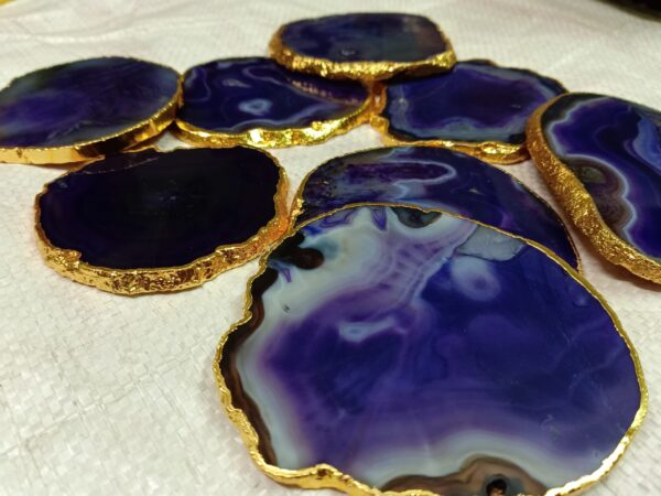 PURPLE AGATE COASTER - Image 3