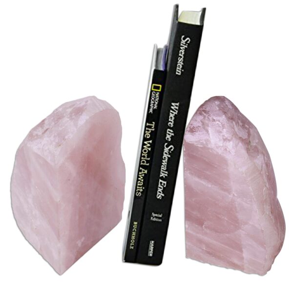 ROSE QUARTZ BOOKEND