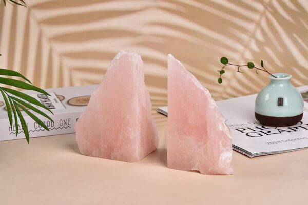 ROSE QUARTZ BOOKEND - Image 3