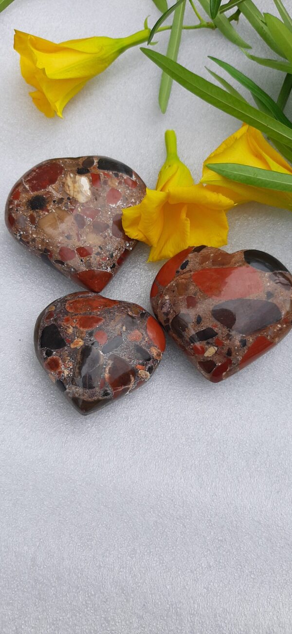 SPOTED JASPER (PUFFY HEART ) - Image 2