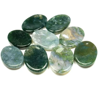 MOSS AGATE (WORRY STONE)