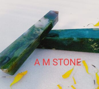 MOSS AGATE POINT (OBELISK TOWER)
