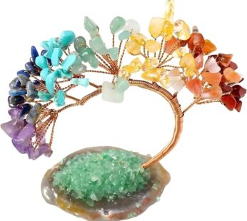 CHAKRA TREE WITH AGATE PLATE