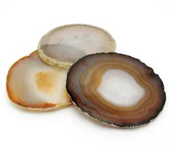 BROWN AGATE PLATTERS