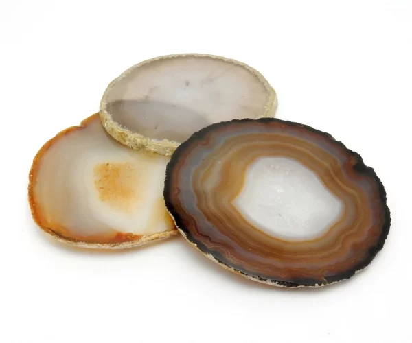 BROWN AGATE PLATTERS