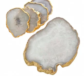 WHITE AGATE PLATTERS