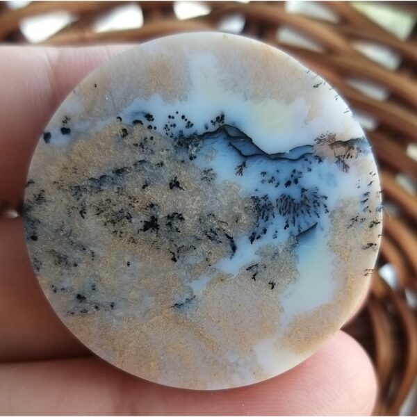 DENDRITIC AGATE ROUND